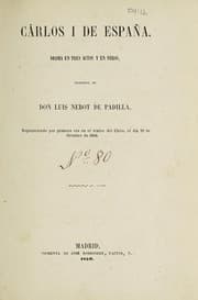 Tapa de Cárlos I de España