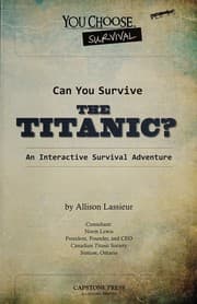 Tapa de Can you survive the titanic?