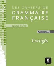 Tapa de Les cahiers de grammaire, A2 guia de soluciones (French Edition)