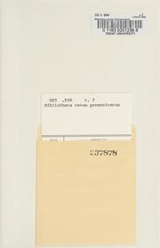 Tapa de Bibliotheca rerum Germanicarum