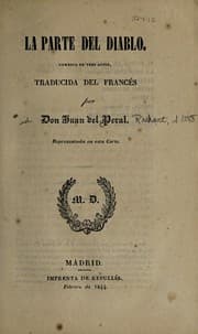 Tapa de La parte del diablo