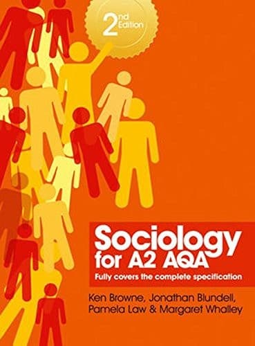 Tapa de Sociology for A2 AQA