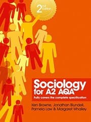 Tapa de Sociology for A2 AQA