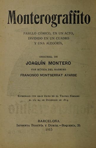 Tapa de Monterograffito