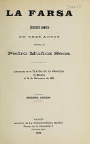 Tapa de La farsa