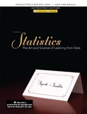 Tapa de Third Edition Statistics: The Art of Science of Learning from Data