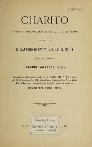 Tapa de Charito