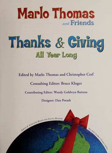 Tapa de Thanks & giving all year long