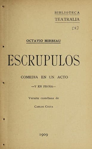 Tapa de Escrúpulos