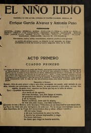 Tapa de El niño judio