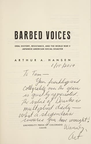Tapa de Barbed voices