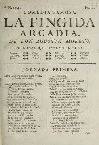 Tapa de La fingida Arcadia