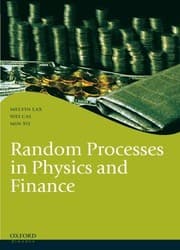 Tapa de Random Processes in Physics and Finance (Oxford Finance) (Oxford Finance Series)