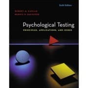 Tapa de Psychological Testing, Principles, Applications, and Issues