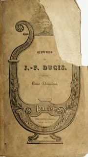 Tapa de Oeuvres de J. F. Ducis