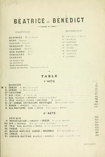 Tapa de Bétrice et Bénédict