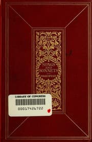Tapa de Songs and Sonnets