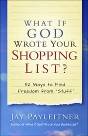 Tapa de WHAT IF GOD WROTE YOUR SHOPPING LIST