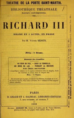 Tapa de Richard III