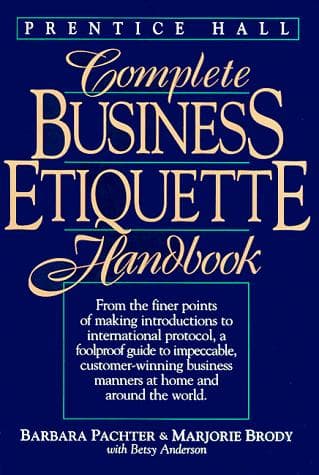 Tapa de Complete Business Etiquette Handbook