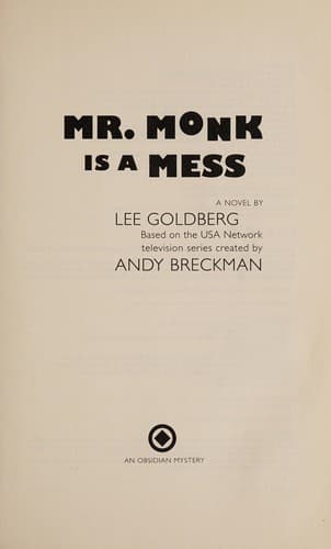 Tapa de Mr. Monk is a mess