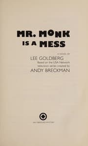 Tapa de Mr. Monk is a mess