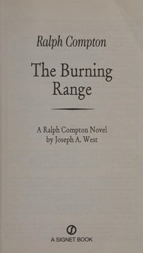 Tapa de The burning range