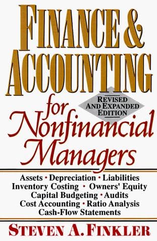 Tapa de Finance & accounting for nonfinancial managers