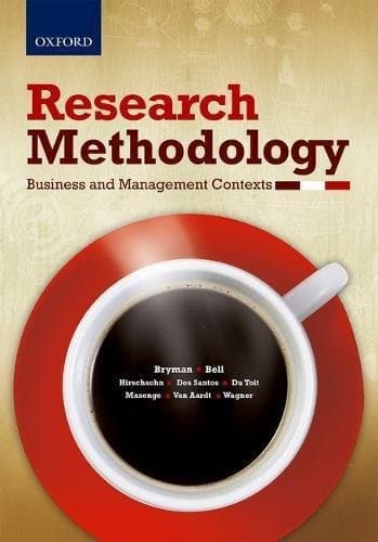 Tapa de Research Methodology: Business and Management Contexts