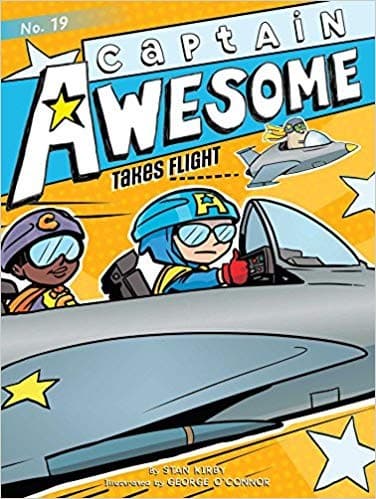 Tapa de Captain Awesome takes flight