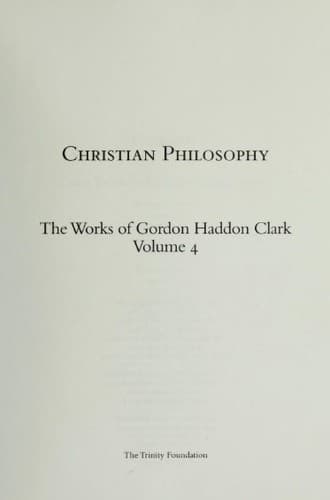 Tapa de Christian Philosophy