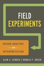 Tapa de Field experiments