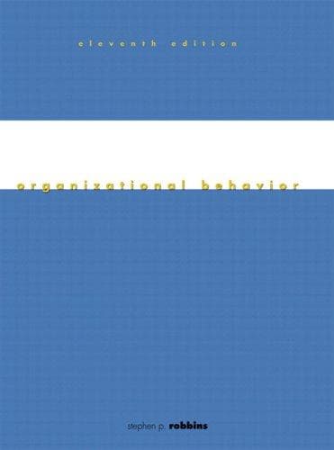 Tapa de Organizational Behavior & SAL 3.0 CD-ROM