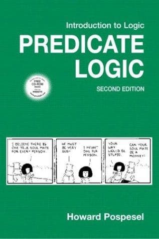 Tapa de Predicate Logic (Introduction to Logic)