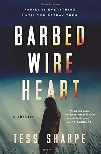 Tapa de Barbed wire heart