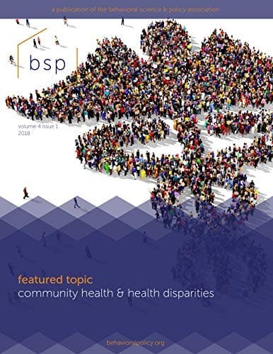 Tapa de Behavioral Science & Policy, Volume 4, No. 1