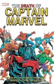 Tapa de The Death of Captain Marvel