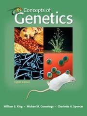 Tapa de Concepts of Genetics and Student Companion Website Access Card Package