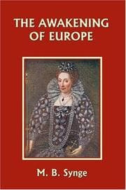 Tapa de The Awakening of Europe (Yesterday's Classics)