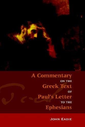 Tapa de Commentary on Ephesians