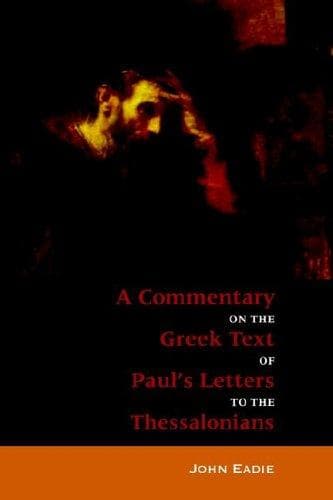 Tapa de Commentary to the Thessalonians