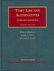Tapa de Tort law and alternatives