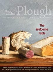 Tapa de Plough Quarterly No. 20 - The Welcome Table