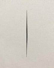 Tapa de Lucio Fontana