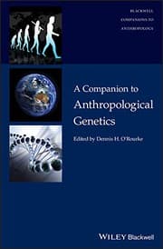 Tapa de A Companion to Anthropological Genetics