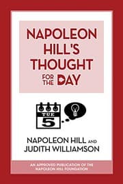 Tapa de Napoleon Hill's Thought for the Day