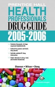 Tapa de Prentice Hall Health Professional's Drug Guide