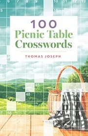 Tapa de 100 Picnic Table Crosswords