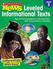 Tapa de Scholastic News Leveled Informational Texts : Grade 3