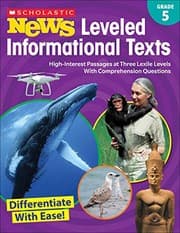 Tapa de Scholastic News Leveled Informational Texts : Grade 5